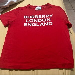 Burberry Vibrant Red Tee